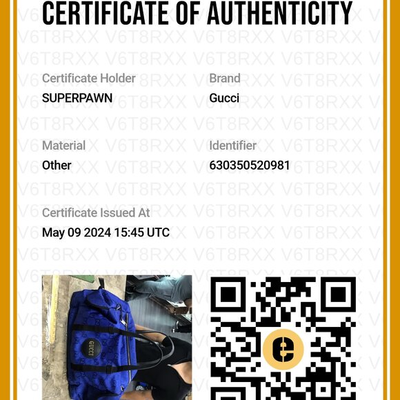 Gucci Off the Grid Duffle Bag GG Monogram Blue - Picture 16 of 16